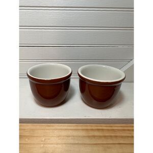 Set‎ of two 1940 Vintage Shenango New Castler China cups/ramekins Mug Retro